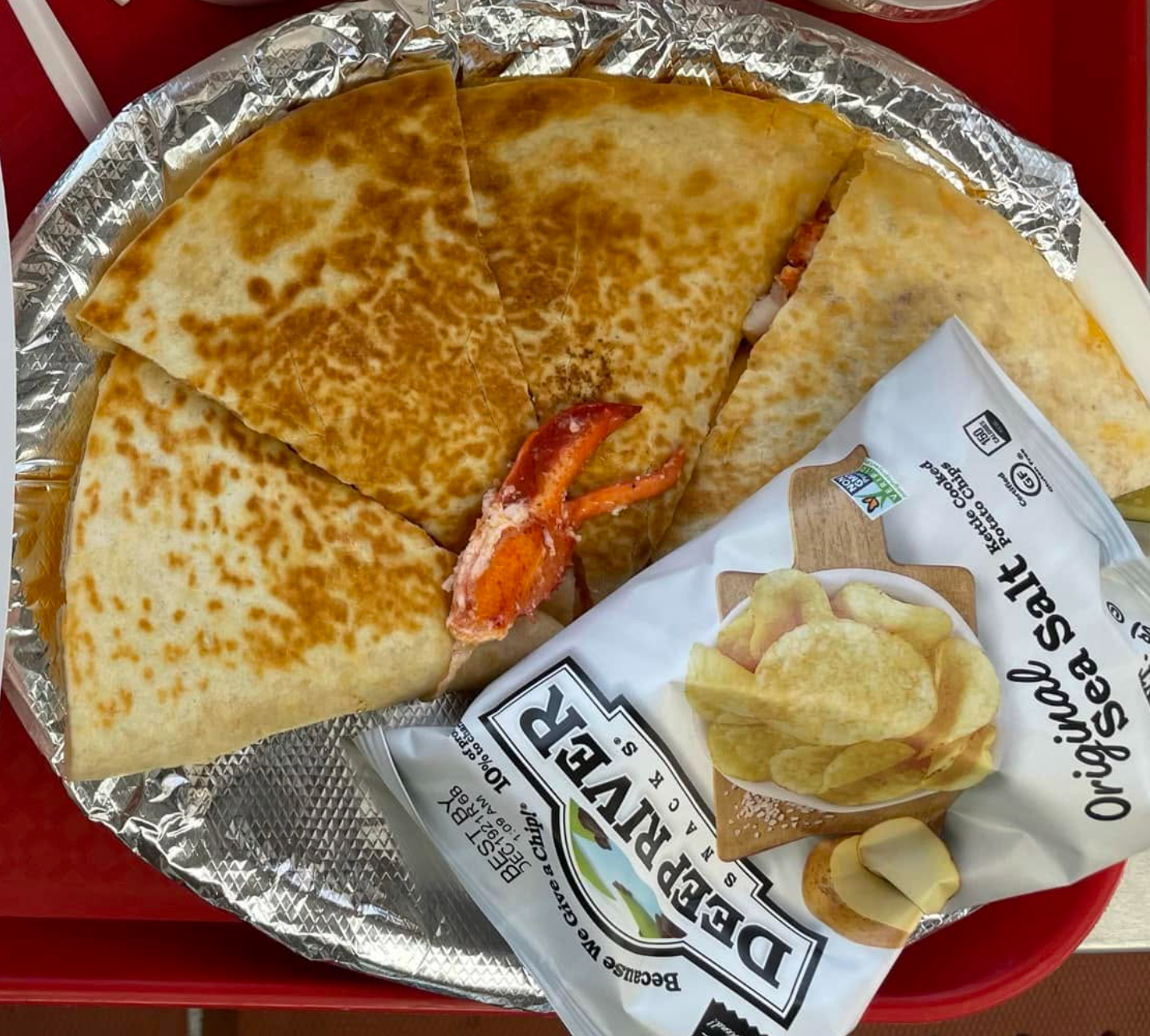 Lobster or Crab Quesadilla